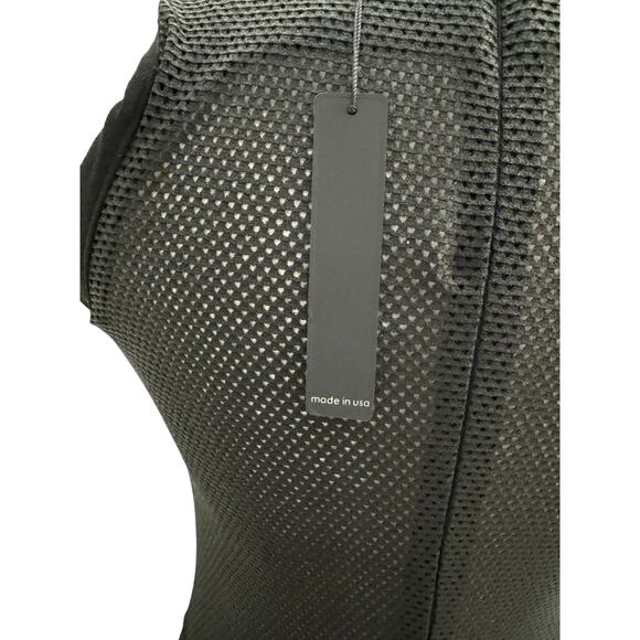 NWT Revolve Krisa Black Bodycon Mini Dress See Through Panels XS Sexy Classy - Picture 6 of 7